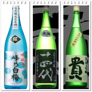 左起1980年代流行的「淡麗辛口」、1990到2000年雄霸的「芳醇旨口」型日本酒、右邊則是復古創新的「濃醇辛口」日本酒。